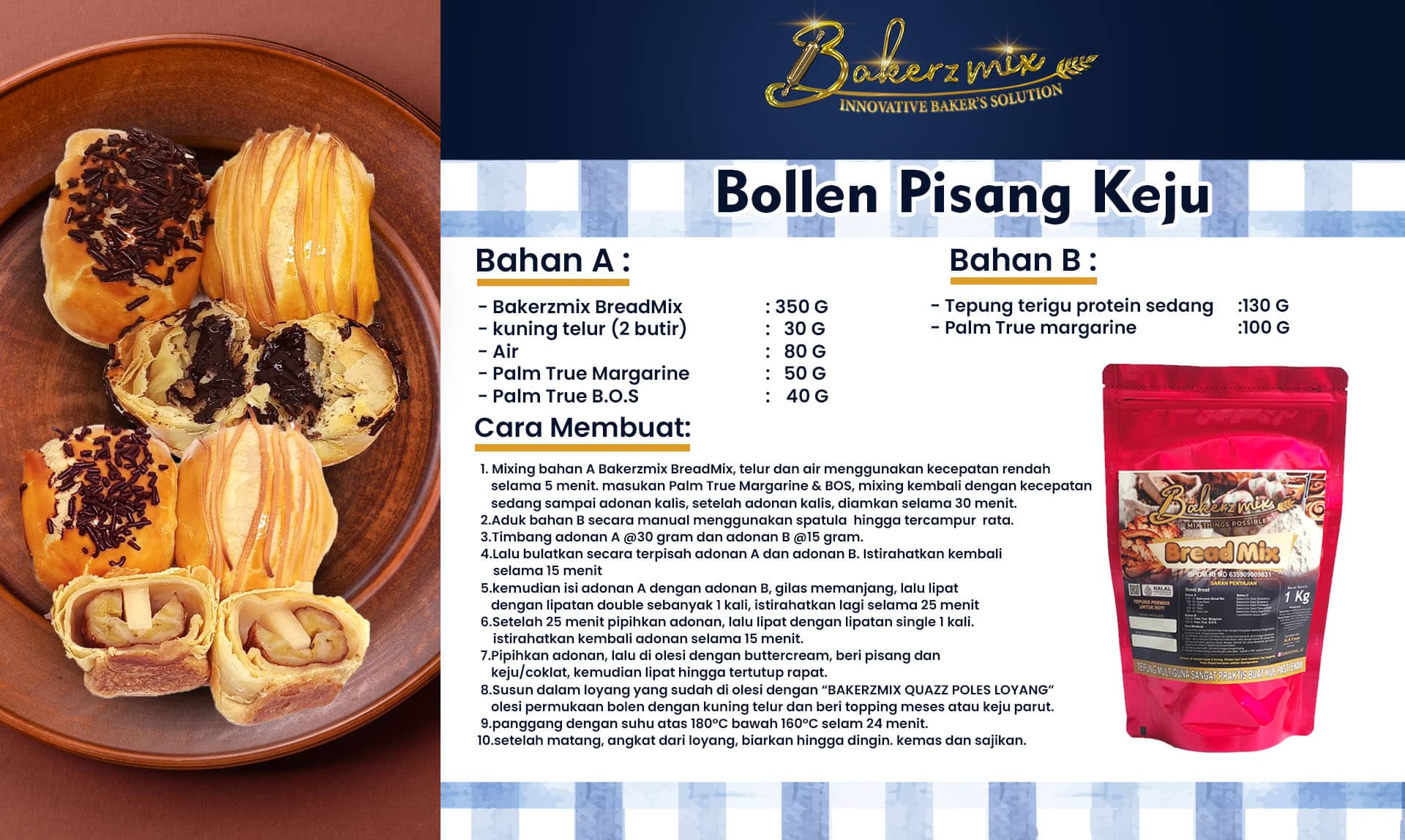 BAKERZMIX BOLLEN PISANG